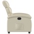 Sillón reclinable de cuero sintético