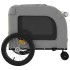 Remolque de bicicleta mascotas hierro tela Oxford verde