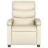 Sillón reclinable de masaje cuero sintético