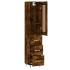 Aparador de madera contrachapada roble ahumado 34,5x34x180