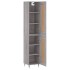 Aparador alto madera contrachapada gris Sonoma 34,5x34x180