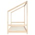 Estructura de cama de niños madera maciza de pino 2x(90x200)