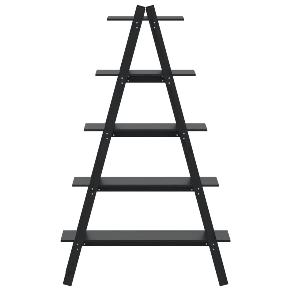 Estantería 5 niveles forma A madera maciza pino 110x40x180,5