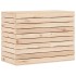 Cesto para la ropa sucia madera maciza de pino 88,5x44x66