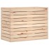 Cesto para la ropa sucia madera maciza de pino 88,5x44x66