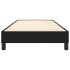 Estructura de cama box spring tela negro 90x190