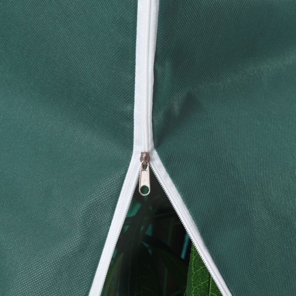 Cubiertas para plantas con cremallera 4 uds 70 g/m² 3,93x3,5