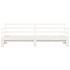 Sofá cama nido madera maciza de pino blanco 90x190