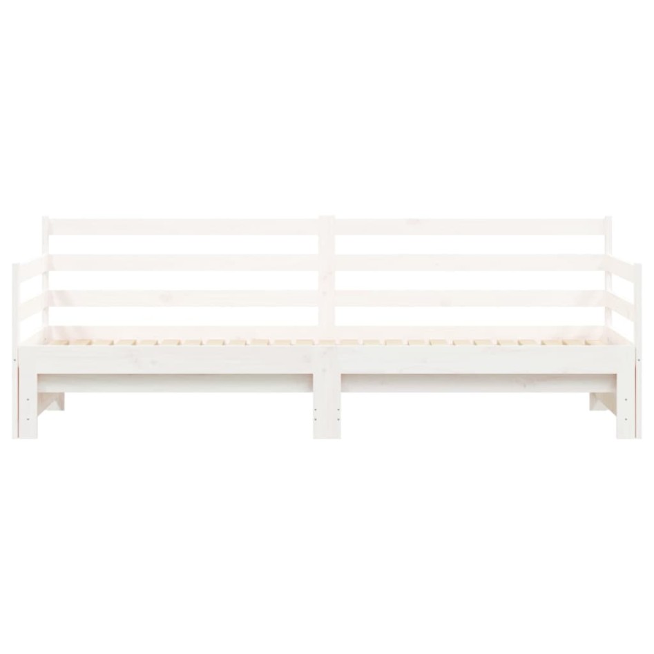 Sofá cama nido madera maciza de pino blanco 90x190