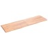 Tablero mesa madera tratada borde natural marrón