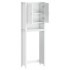 Mueble para inodoro BERG madera maciza blanco 60x27x164,5