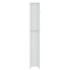 Mueble para inodoro BERG madera maciza blanco 60x27x164,5