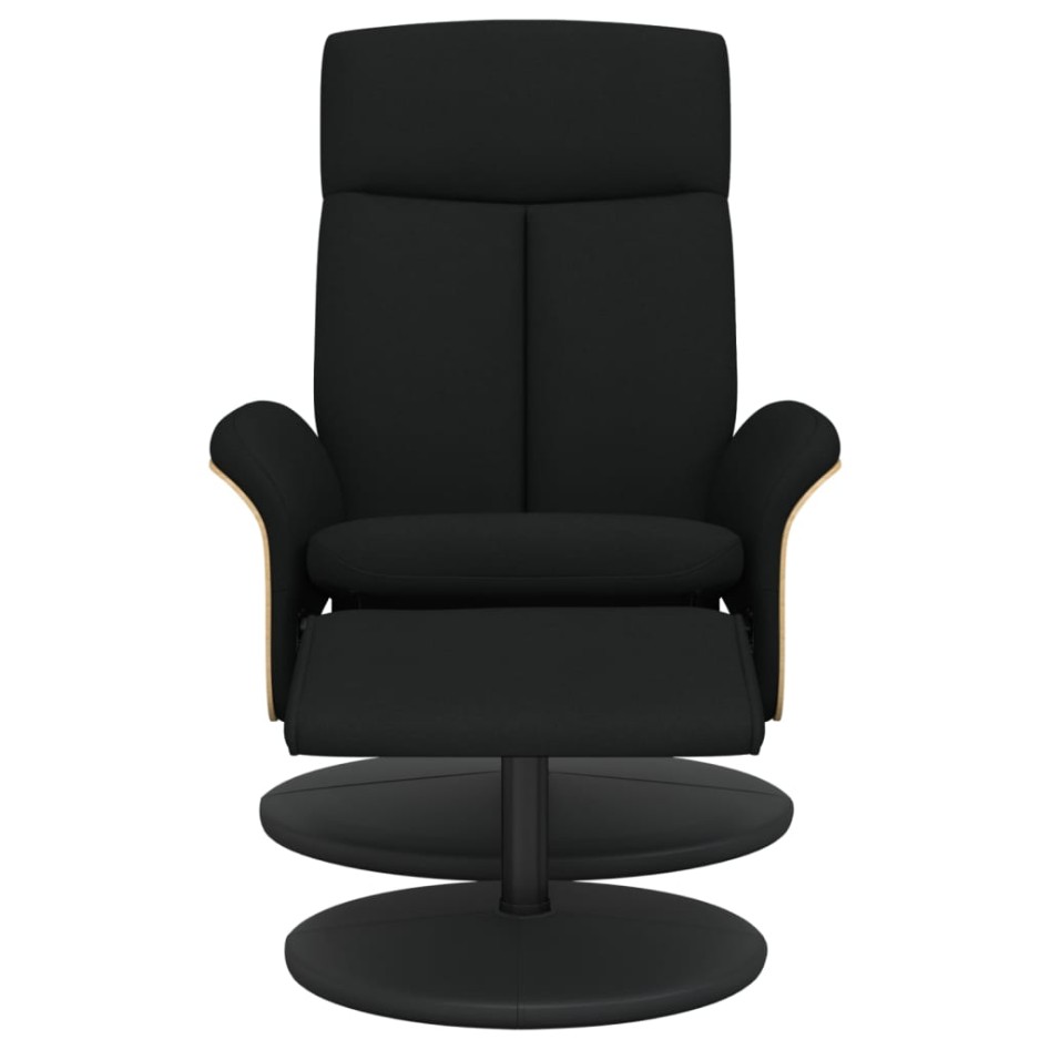 Sillón reclinable con reposapiés tela