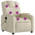 Sillón reclinable de masaje cuero sintético