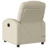 Sillón reclinable de masaje cuero sintético