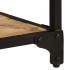 Mesa de centro de madera maciza de mango rugosa 90x45x35
