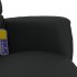 Sillón reclinable masaje con reposapiés cuero sintético