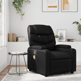 Sillón de masaje reclinable cuero sintético