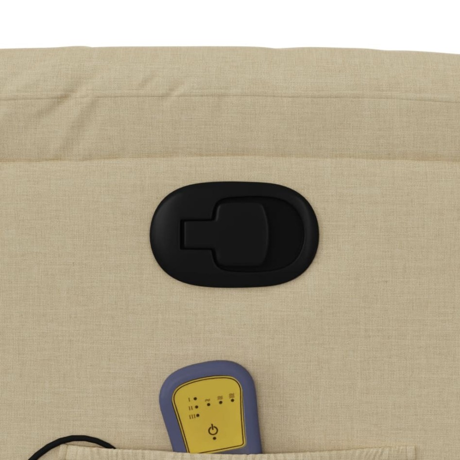 Sillón de masaje reclinable de tela