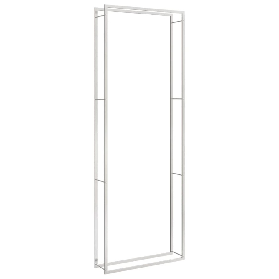 Estante para leña acero inoxidable 110x28x312