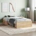 Estructura de cama roble Sonoma 100x200