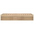 Estructura de cama roble Sonoma 100x200
