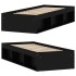 Estructura de cama negra 75x190