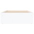 Estructura de cama blanca 100x200