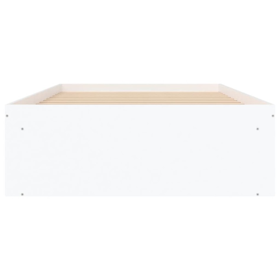 Estructura de cama blanca 100x200