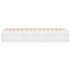 Estructura de cama blanca 100x200