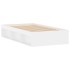 Estructura de cama blanca 100x200