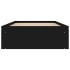 Estructura de cama negra 90x200