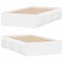 Estructura de cama blanca 90x190