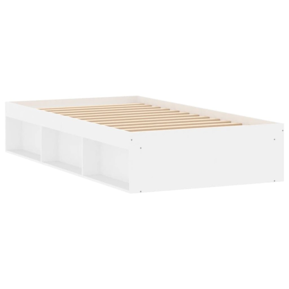 Estructura de cama blanca 90x190