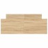 Estructura de cama con cabecero piecero roble Sonoma 120x190
