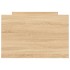 Estructura de cama con cabecero piecero roble Sonoma 75x190