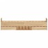 Estructura de cama con cabecero piecero roble Sonoma 90x190