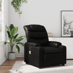 Sillón de masaje reclinable cuero sintético