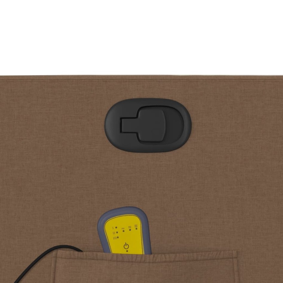 Sillón reclinable con masaje de tela