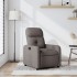 Sillón reclinable de tela gris