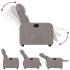 Sillón reclinable de tela gris