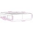 Estructura de cama roble Sonoma 140x190