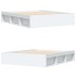 Estructura de cama blanca 140x190