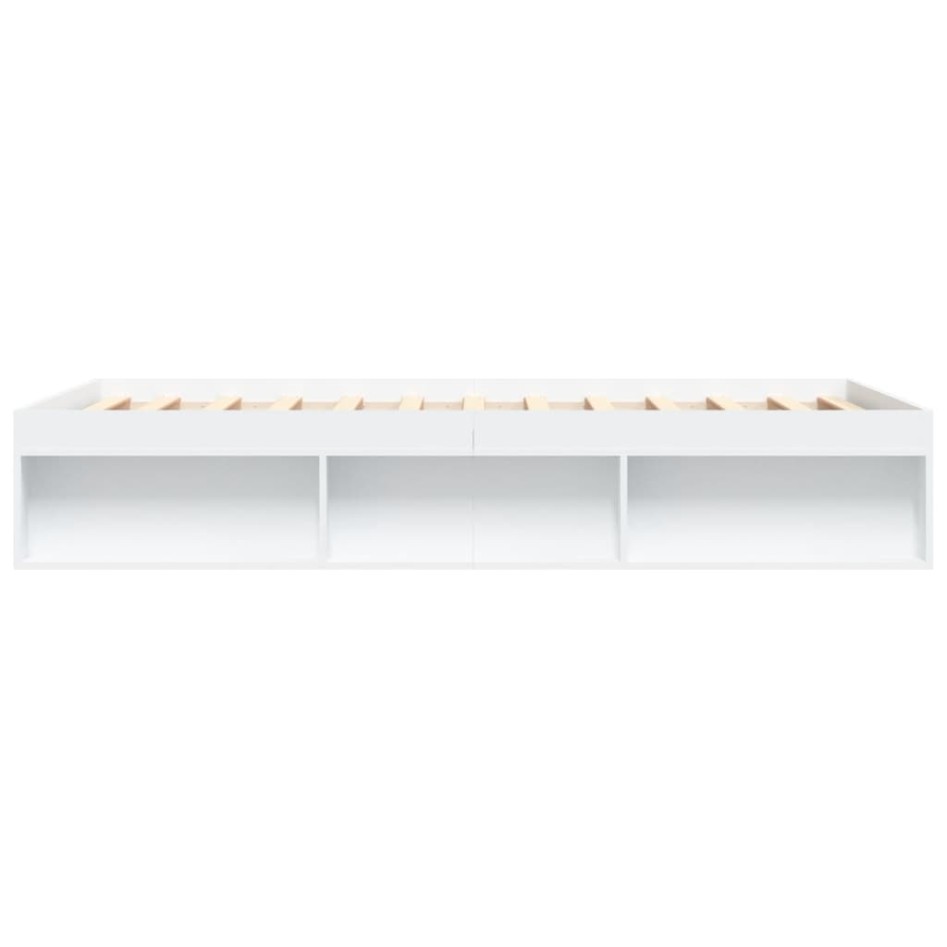 Estructura de cama blanca 140x190