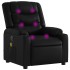 Sillón de masaje reclinable cuero sintético
