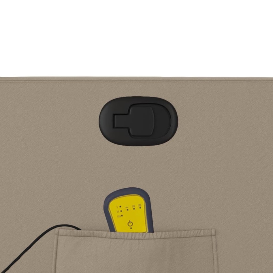 Sillón de masaje reclinable cuero sintético color