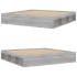 Estructura de cama Sonoma gris 200x200