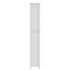 Mueble para lavadora BERG madera maciza blanco 76x27x164,5