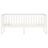Sofá cama madera maciza de pino blanco 90x200