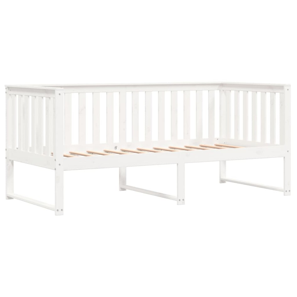 Sofá cama madera maciza de pino blanco 90x200